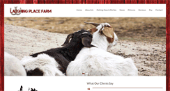 Desktop Screenshot of laughingplacefarm.com